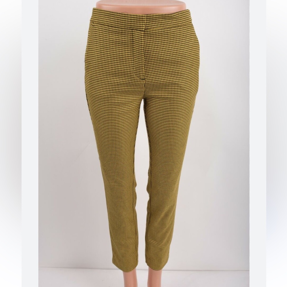 Zara Houndstooth Jogger Waist Pant Size XS NWT